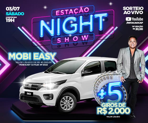 Banner Estação Night Show